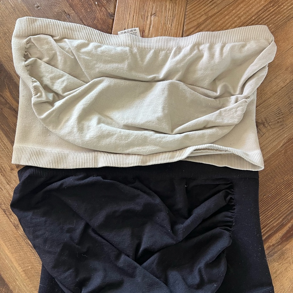 Belly bandit size medium Beige and Black Maternity Bands.